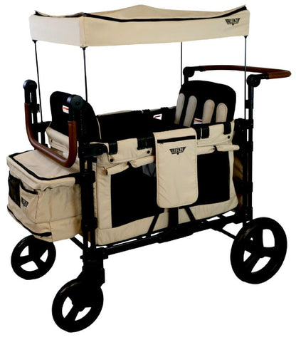 Keenz XC+ 2.0 (4 Seater) Stroller Wagon - Mocha - KEENZ-XC-PLUS-2-0-MOCHA