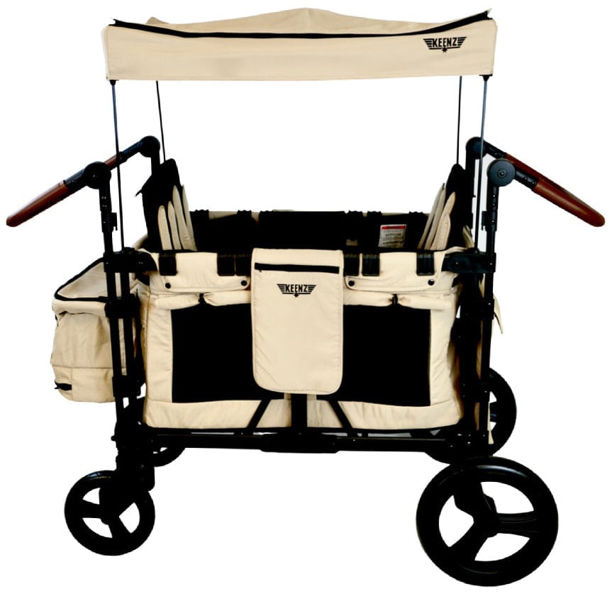 Keenz XC+ 2.0 (4 Seater) Stroller Wagon - Mocha - KEENZ-XC-PLUS-2-0-MOCHA