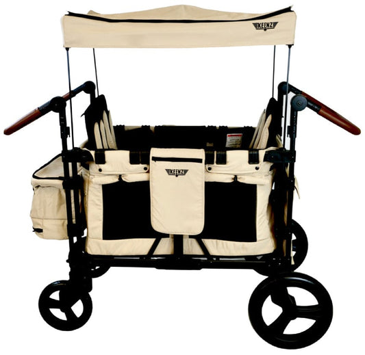 Keenz XC+ 2.0 (4 Seater) Stroller Wagon - Mocha - KEENZ-XC-PLUS-2-0-MOCHA
