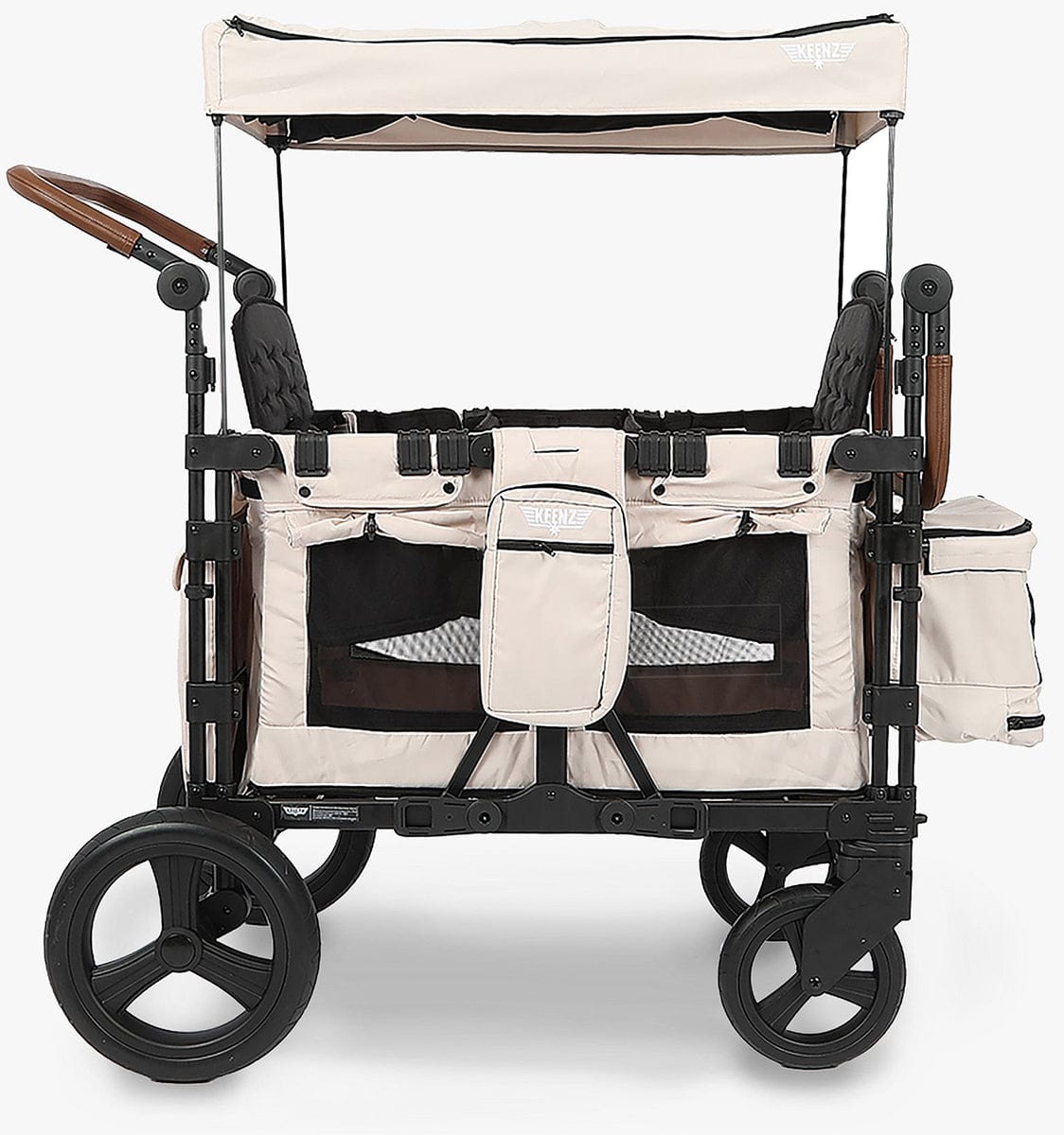 Keenz XC+ Luxury Comfort (4 Seater) Stroller Wagon - Cream - KEENZ-XC-PLUS-CREAM