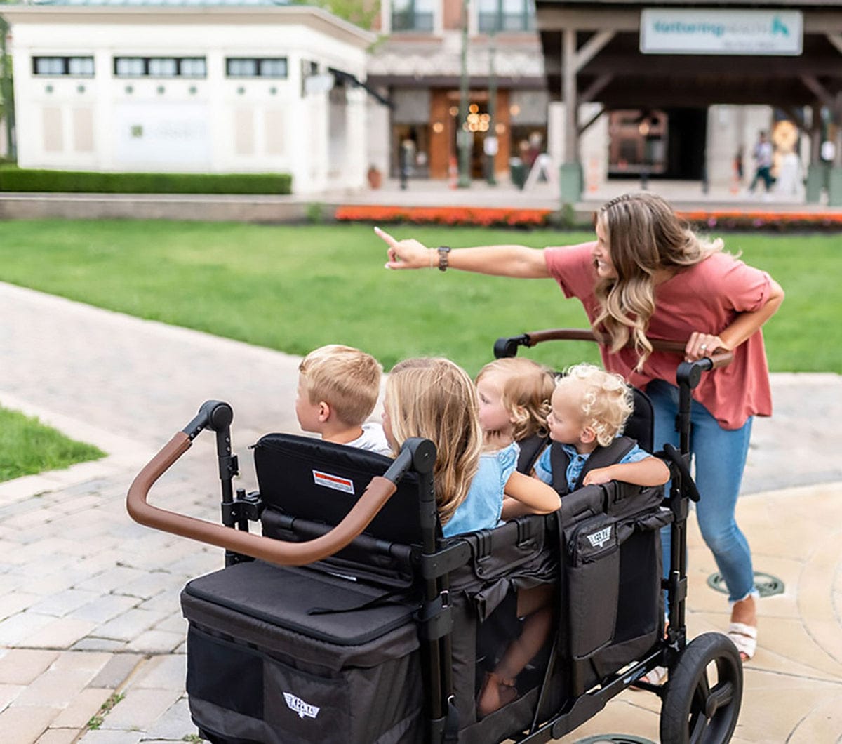 Keenz XC+ Luxury Comfort (4 Seater) Stroller Wagon - Cream - KEENZ-XC-PLUS-CREAM