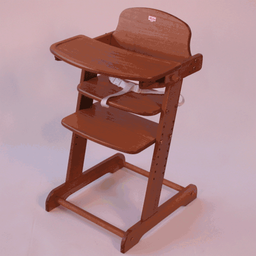 Kettler Futura High Chair in Mahogany H4833-6200 - H4833-6200