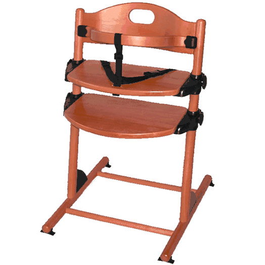 Kettler Junior High Chair in Mahogony Finish - H4832-6200
