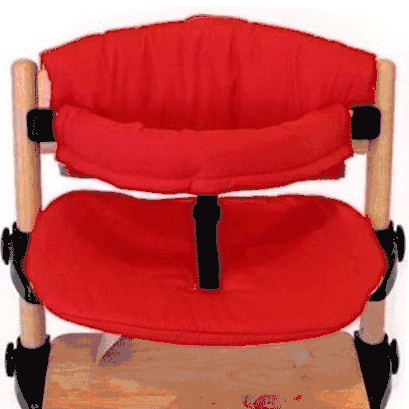 Kettler Junior Highchair Pad in Red - H5032-337