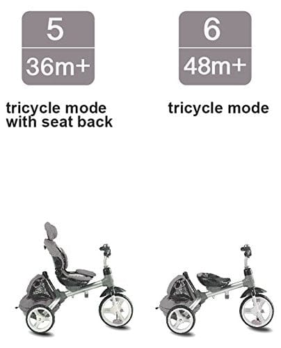Kettler Kiddi-O 6-in-1 Multi-Trike - Gray