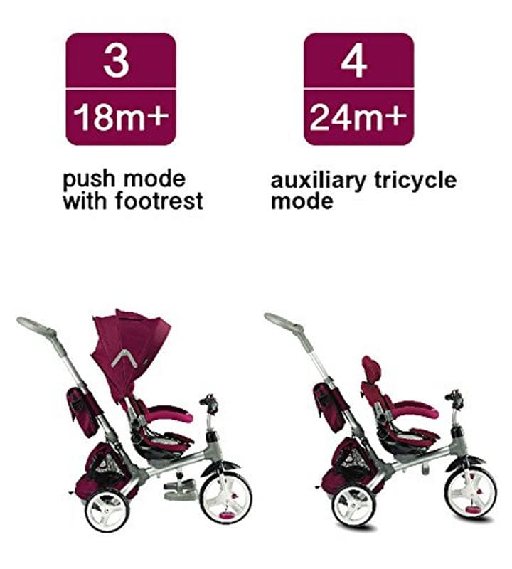 Kettler Kiddi-O 6-In-1 Multi-Trike - Violet