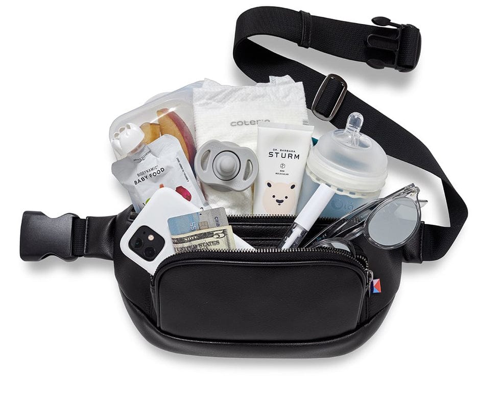Kibou Diaper Bag Fanny Pack - Black - KB1000001