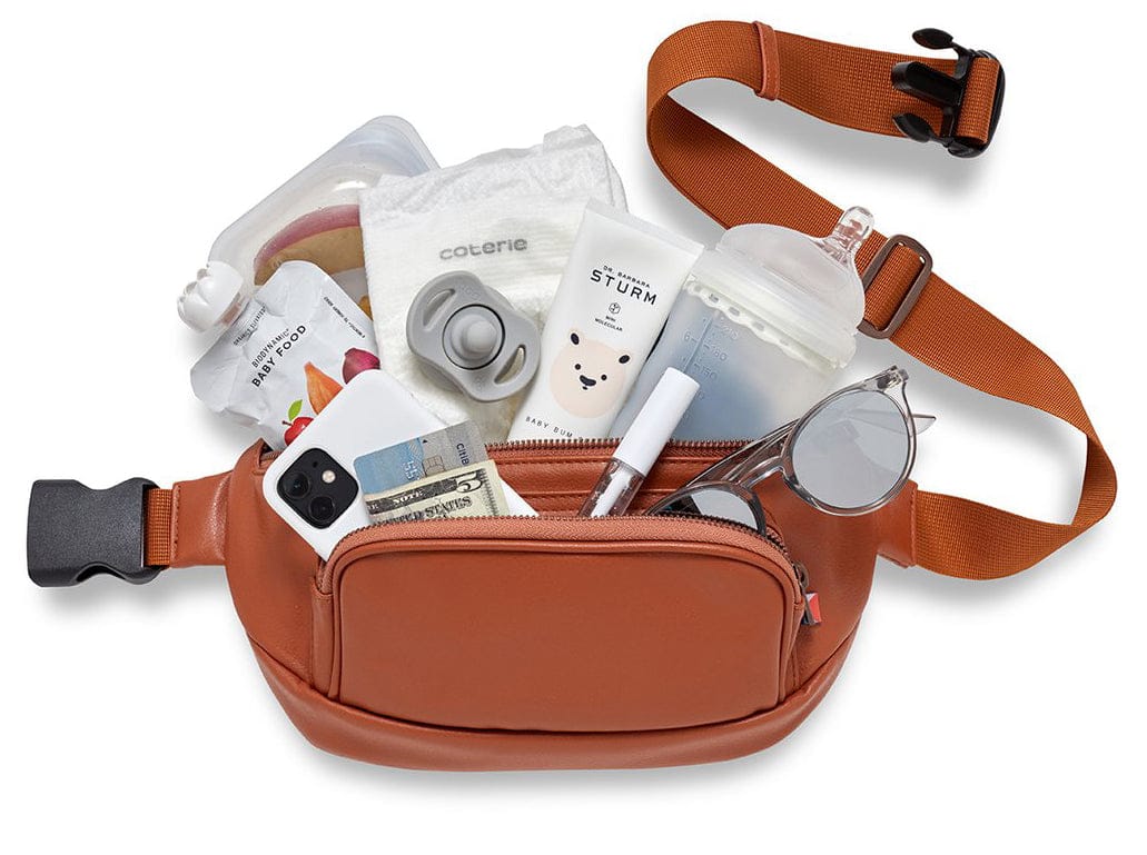 Kibou Diaper Bag Fanny Pack - Brown - KB1000003