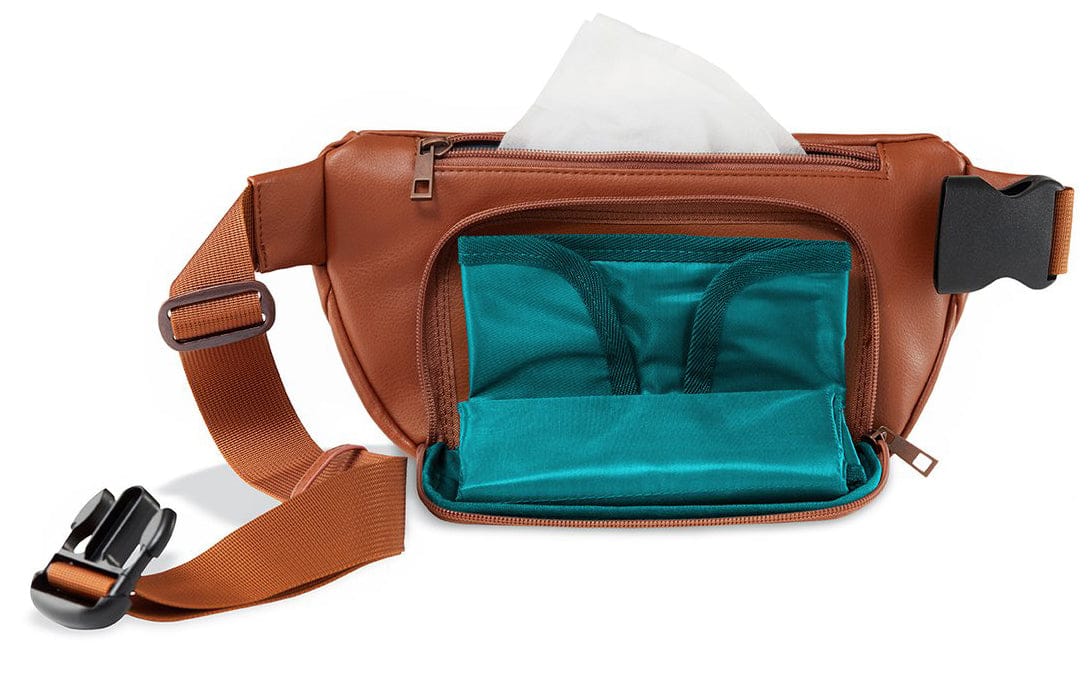 Kibou Diaper Bag Fanny Pack - Brown - KB1000003