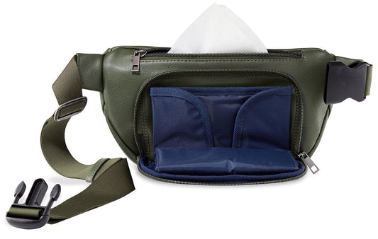 Kibou Diaper Bag Fanny Pack - Olive Green - KB1000005
