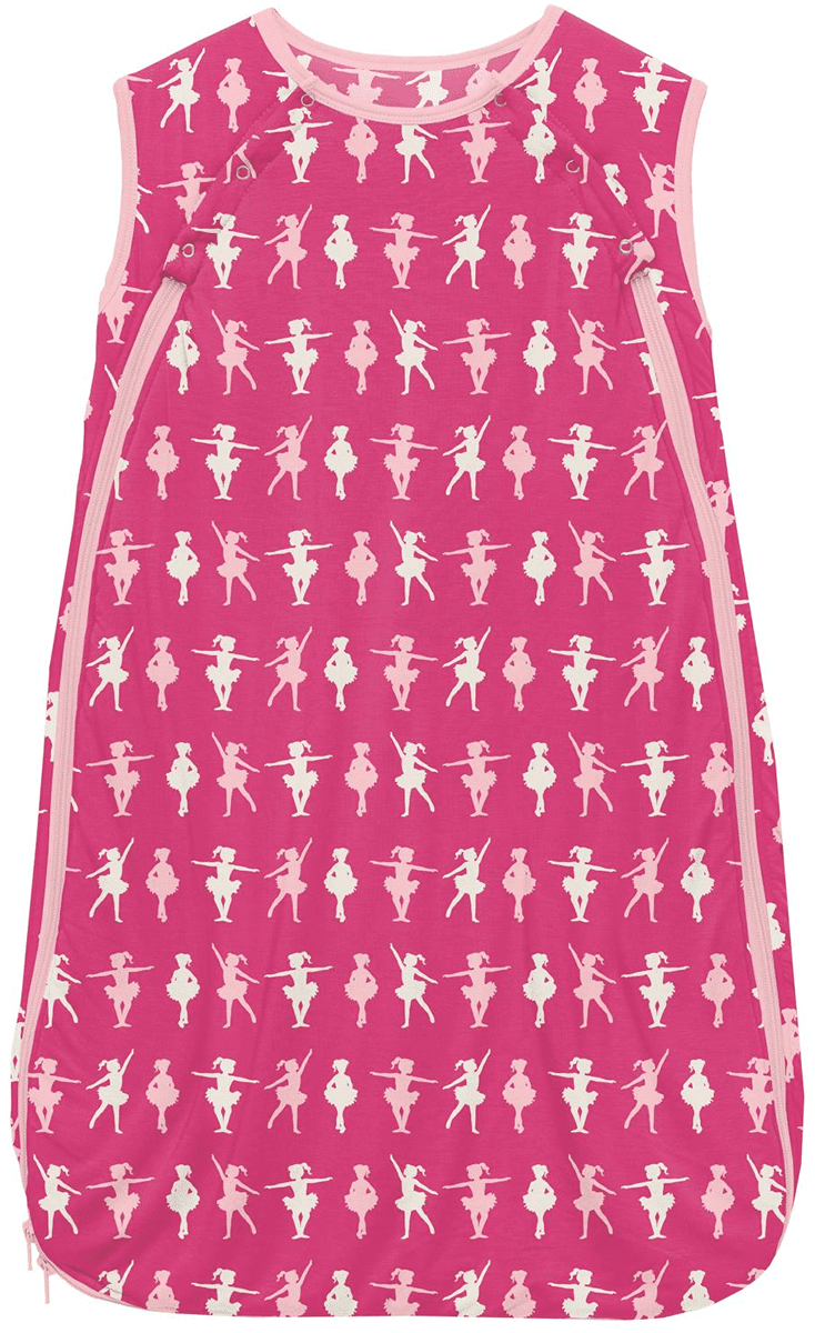 KicKee Pants Light Fill Fluffle Sleeping Bag - Calypso Ballerina, 0-6 Months - FSB201-5-LI-S23D1-COB-06
