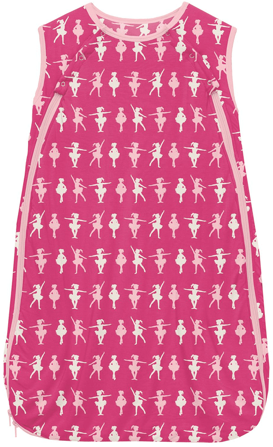 KicKee Pants Light Fill Fluffle Sleeping Bag - Calypso Ballerina, 0-6 Months - FSB201-5-LI-S23D1-COB-06