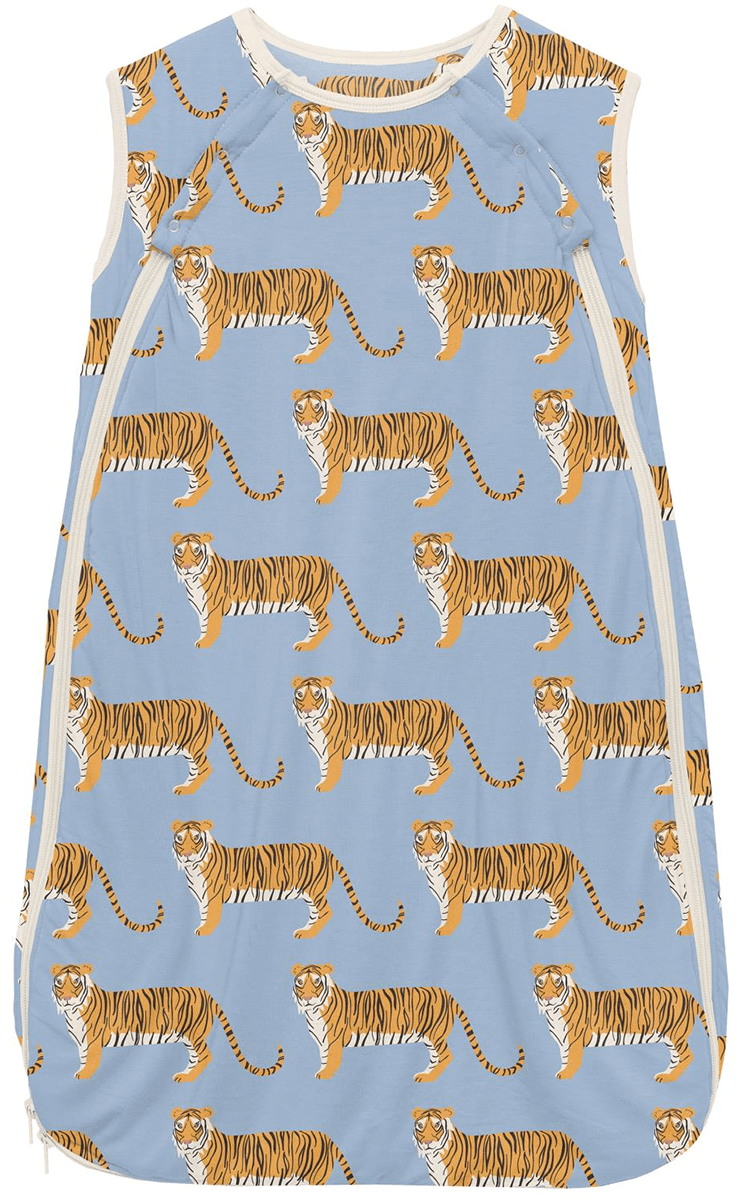 KicKee Pants Light Fill Fluffle Sleeping Bag - Pond Tiger, 0-6 Months - FSB201-5-LI-S23D1-PTGR-06