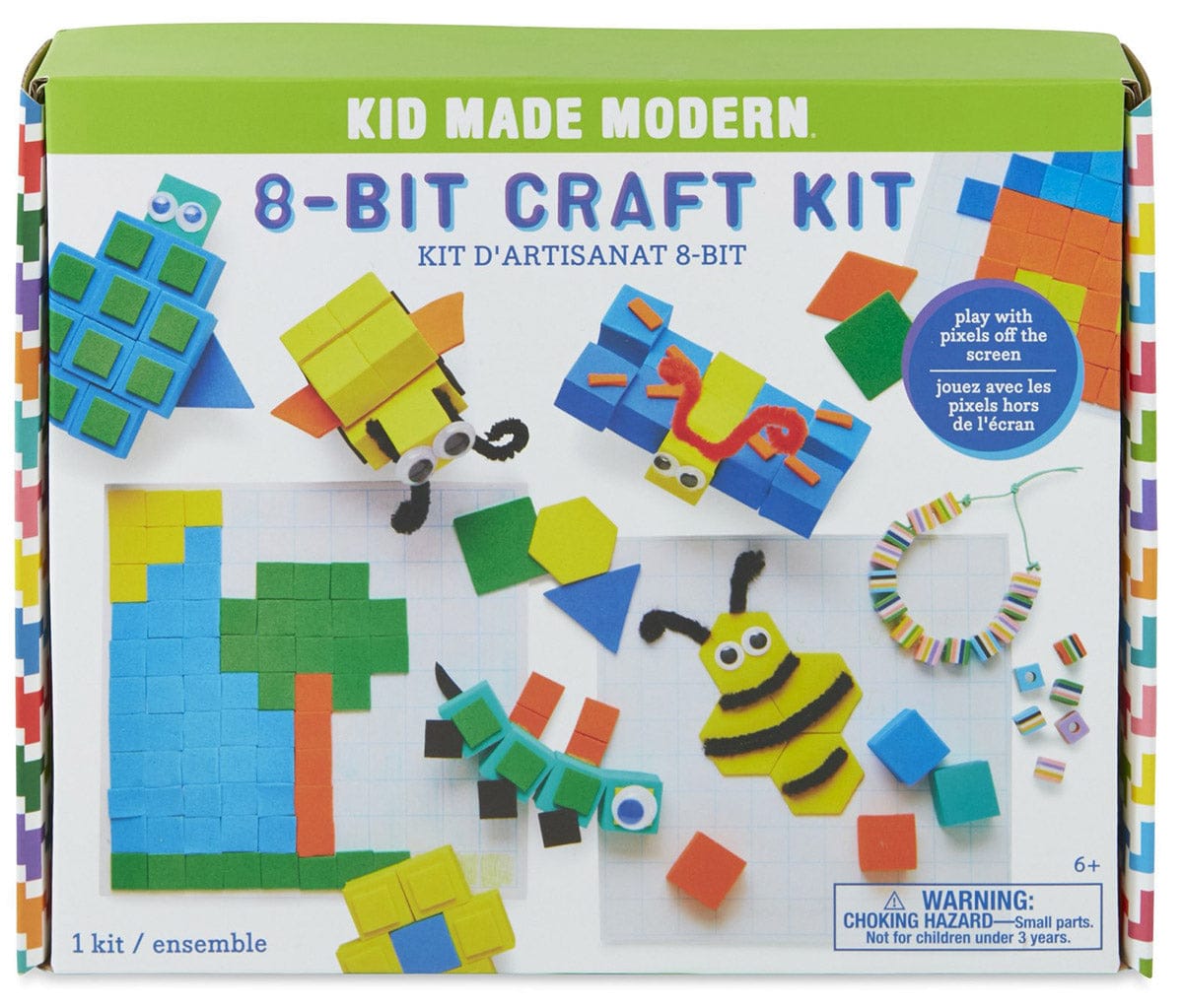 Kid Made Modern 8-Bit Craft Kit - K667