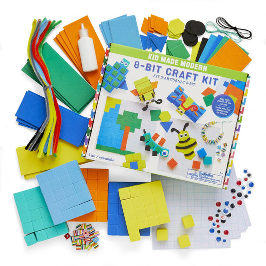 Kid Made Modern 8-Bit Craft Kit - K667