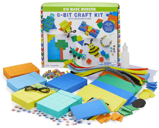 Kid Made Modern 8-Bit Craft Kit - K667