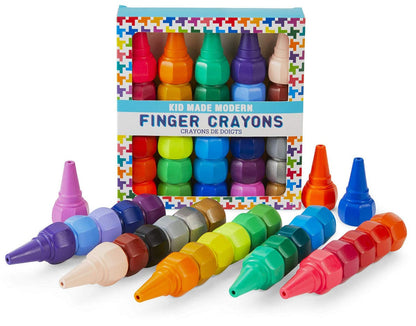 Kid Made Modern Finger Crayons (Set of 30) - K684