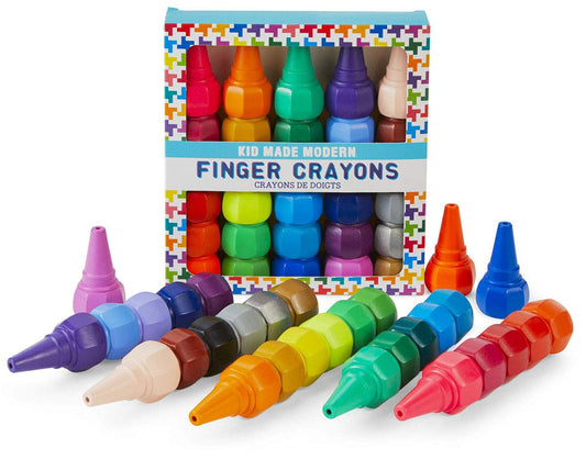 Kid Made Modern Finger Crayons (Set of 30) - K684