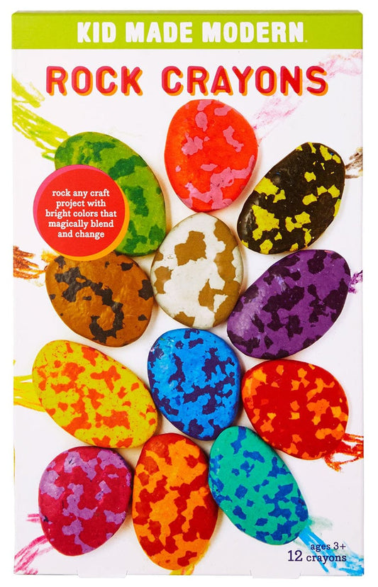 Kid Made Modern Rock Crayons (Set of 12) - K021