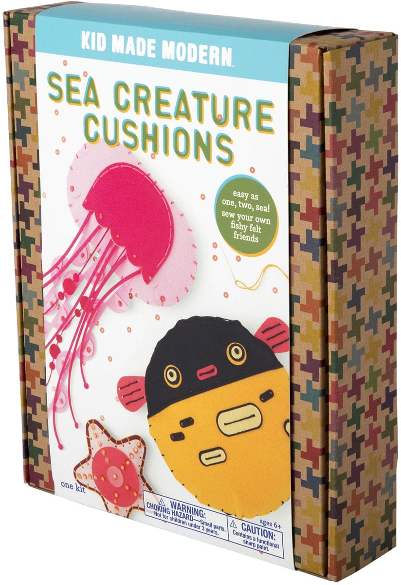 Kid Made Modern Sea Creature Cushions Craft Kit - 8.15219E+11