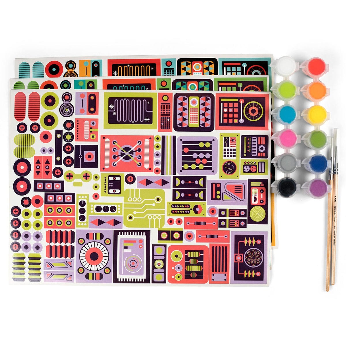 Kid Made Modern Wooden Robot Craft Kit - 8.51224E+11