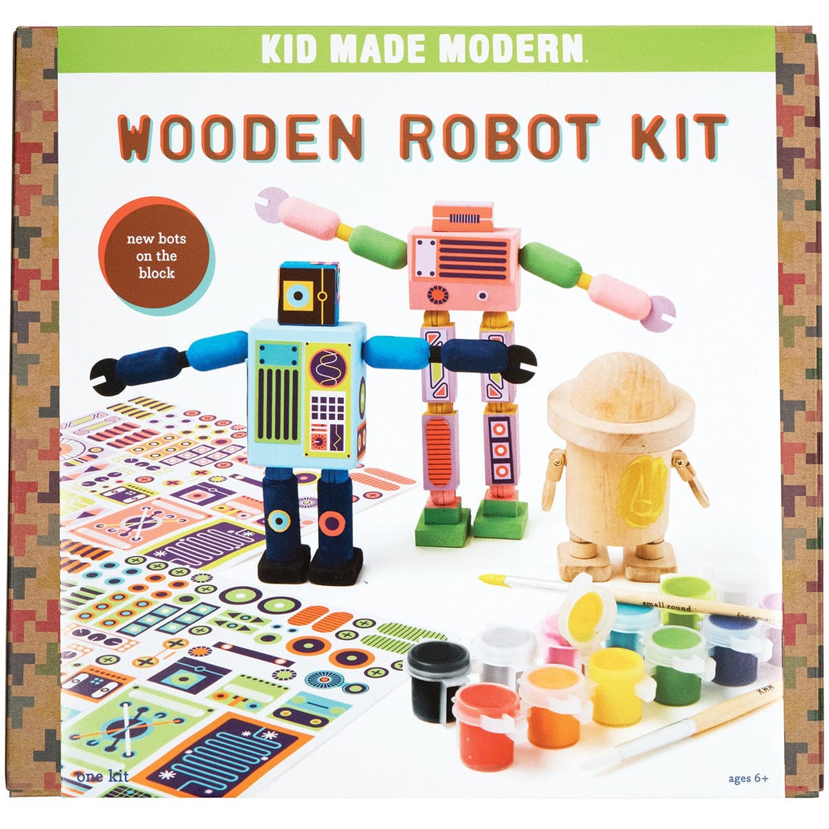 Kid Made Modern Wooden Robot Craft Kit - 8.51224E+11