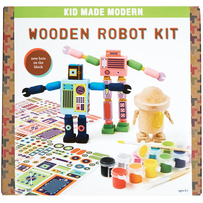 Kid Made Modern Wooden Robot Craft Kit - 8.51224E+11