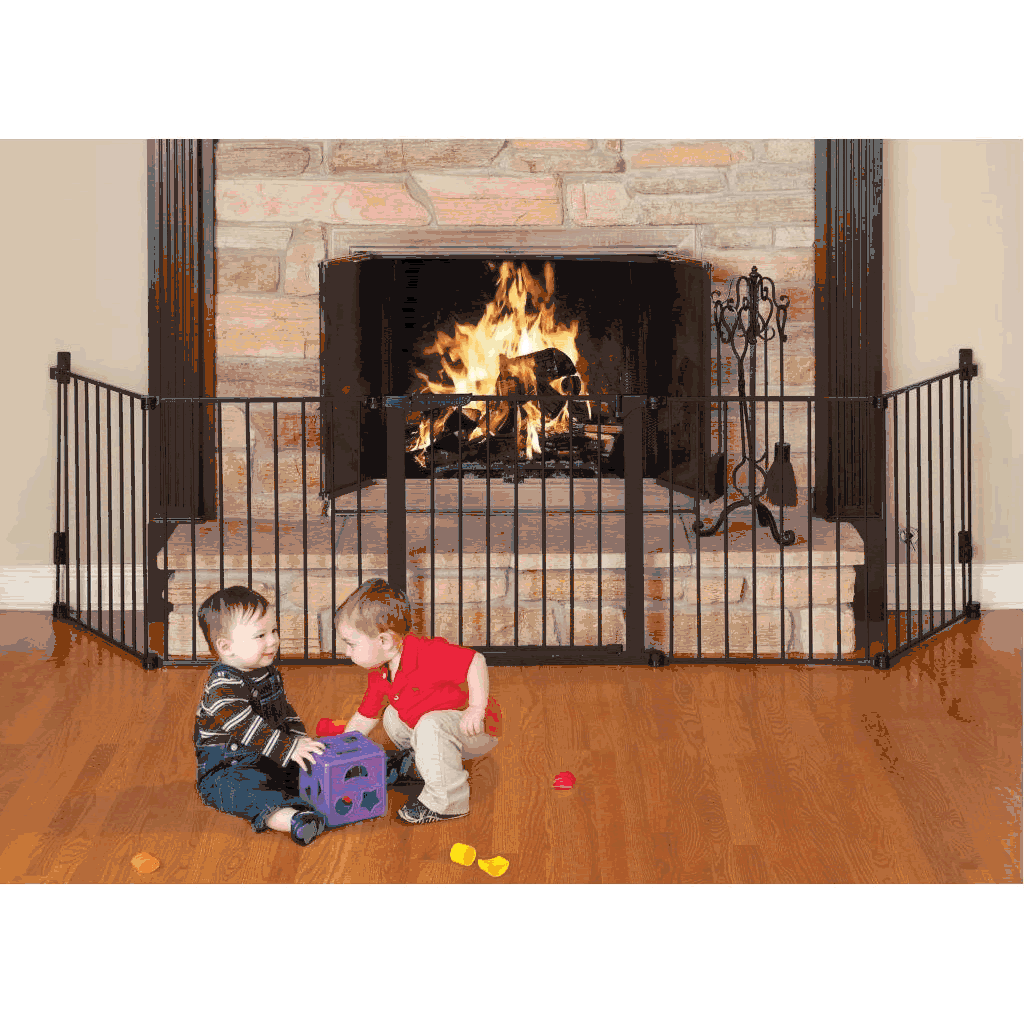 Kidco Auto Close Hearth Gate - Black
