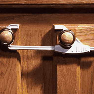 KidCo Sliding Cabinet Lock- White - S334-WHITE