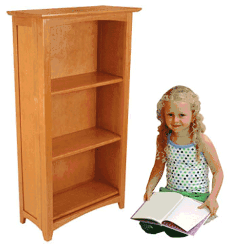 KidKraft Avalon Tall Bookshelf in Honey - 14041