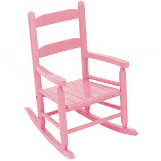 Kidkraft Two Slat Rocking Chair in Pink - 18104