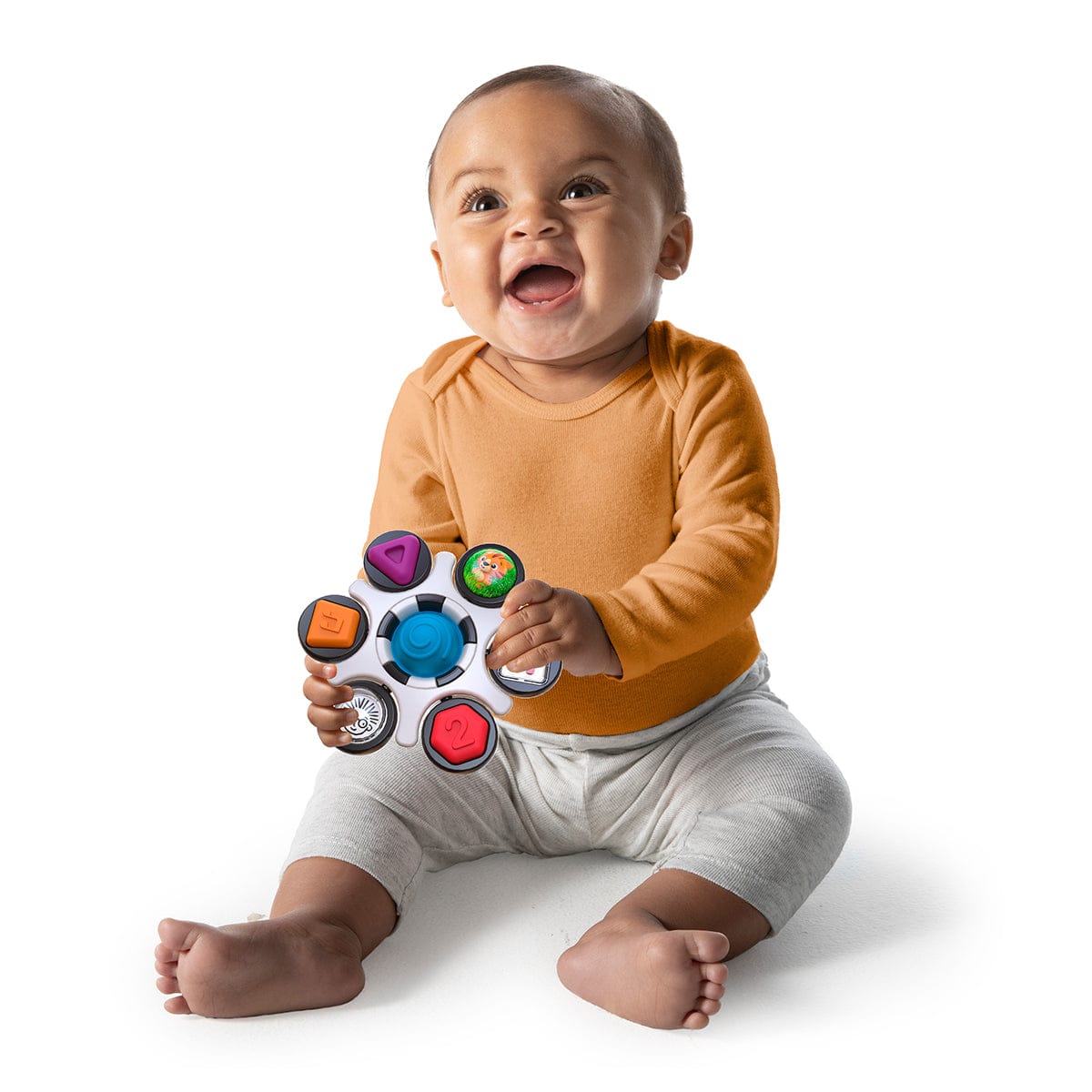Kids2 Baby Einstein Curiosity Clutch Twist & Pop Rattle Teether Infant Toy - 12491-000-XXX-06
