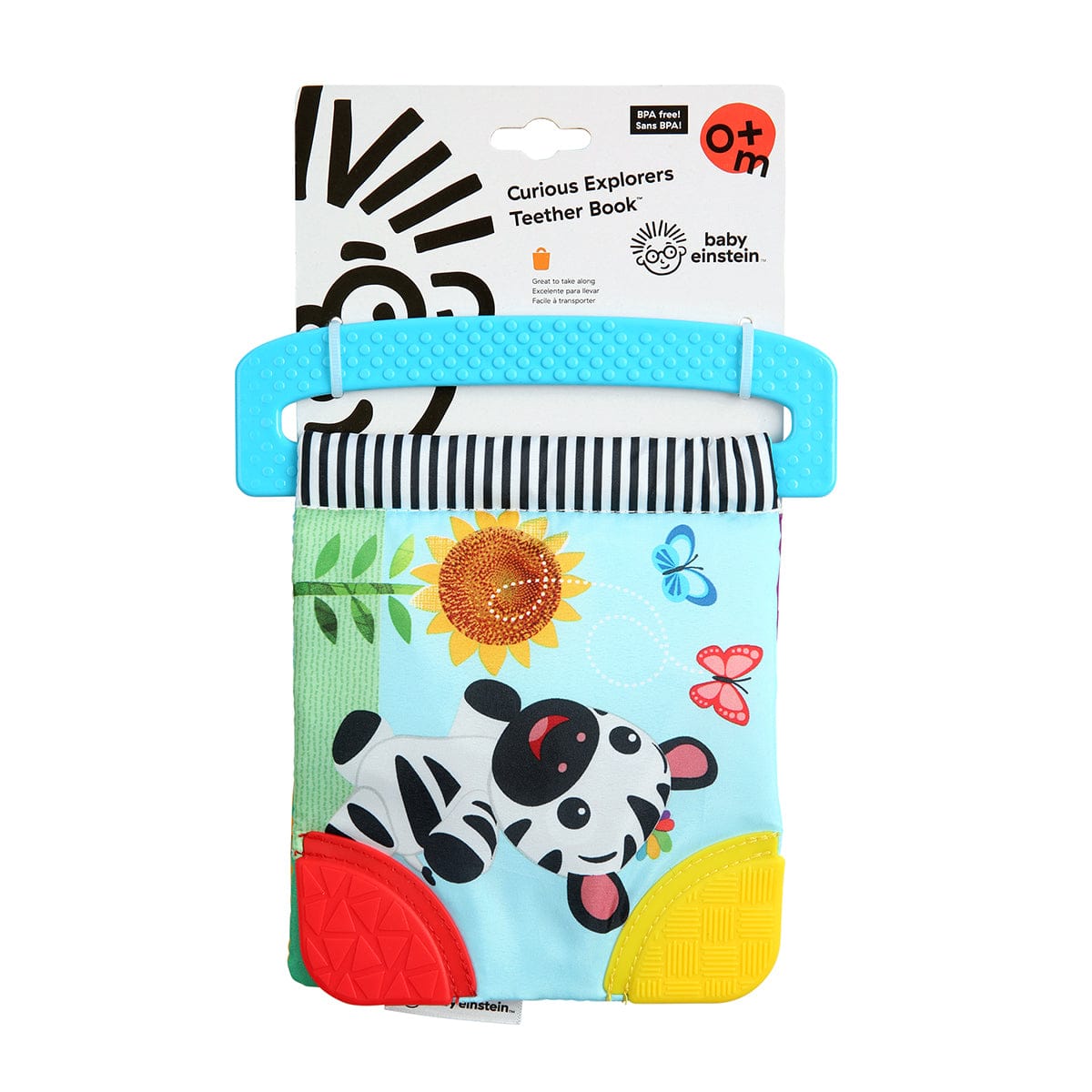 Kids2 Baby Einstein Curious Explorers Teether Book Take-Along Toy - 11794-000-000-06