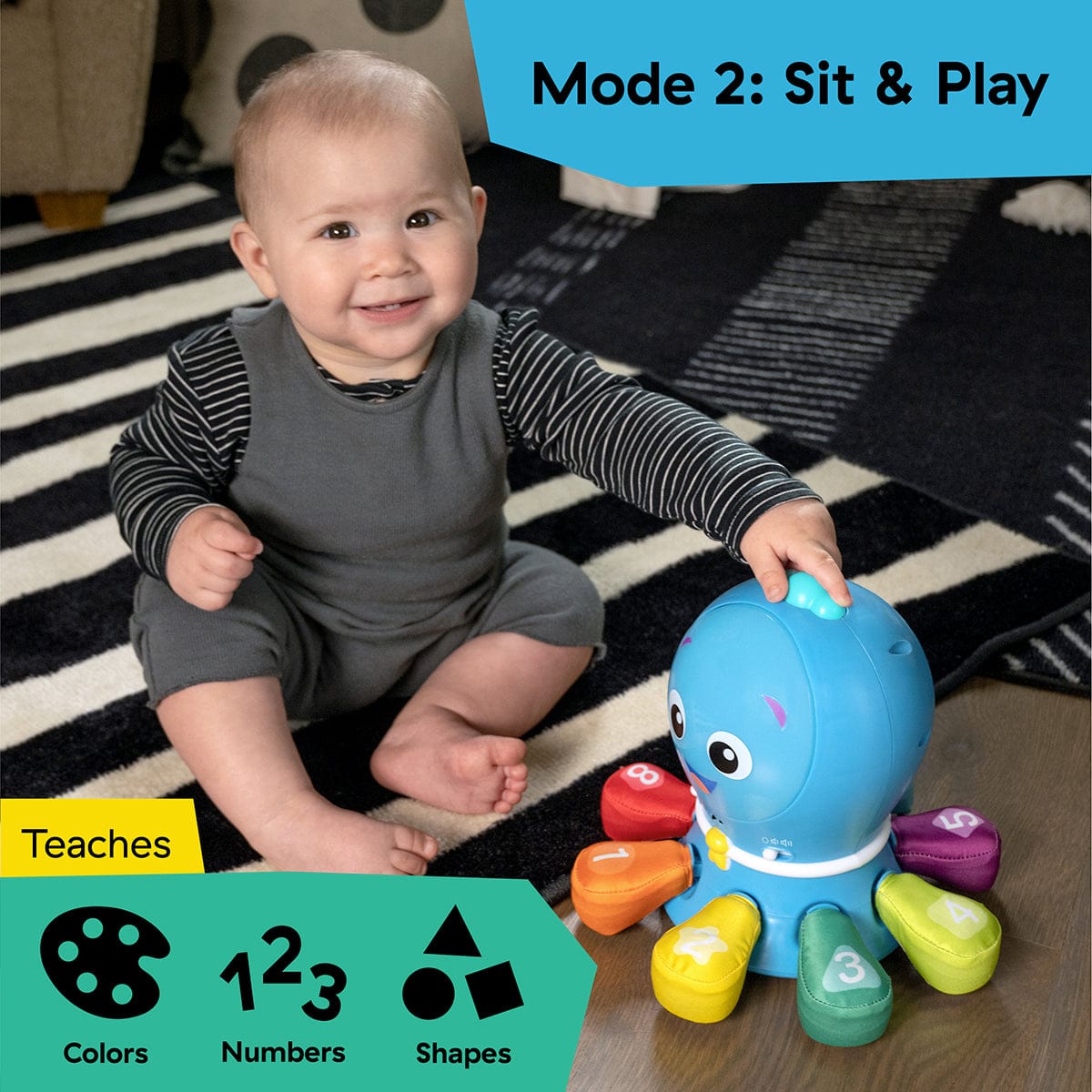 Kids2 Baby Einstein Go Opus Go 4-in-1 Crawl & Chase Pal - 16651-000-000-02