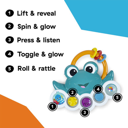 Kids2 Baby Einstein Neptune's Busy Bubbles Sensory Activity Toy - 16656-000-000-06