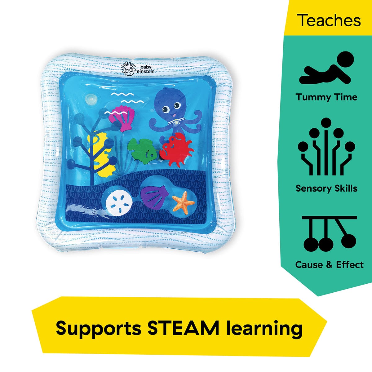 Kids2 Baby Einstein Opus's Ocean of Discovery Tummy Time Water Mat - 12628-000-000-06