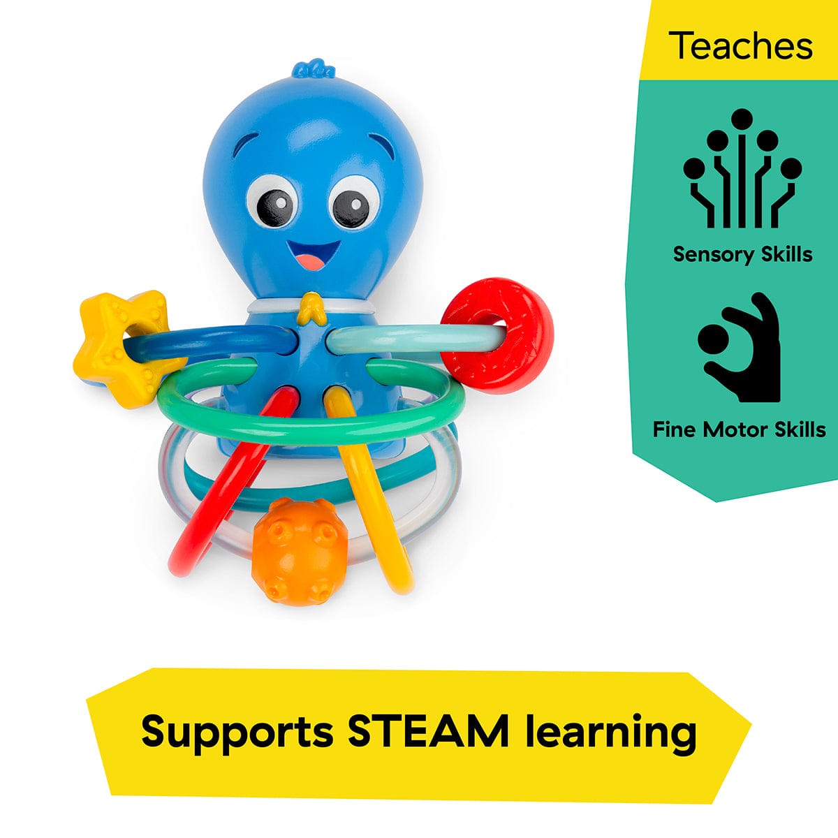 Kids2 Baby Einstein Opus's Shake & Soothe Teether Toy & Rattle - 13157-000-000-06
