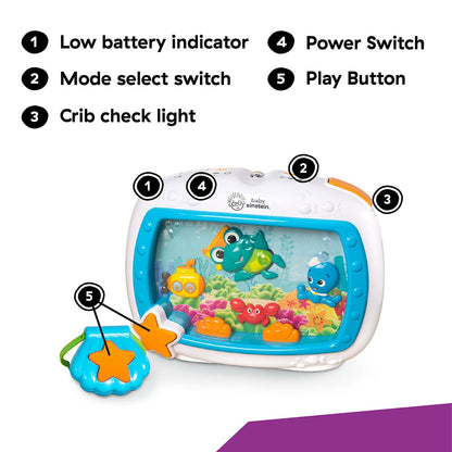 Kids2 Baby Einstein Sea Dreams Soother Crib Toy and Sound Machine - 11058-000-000-01