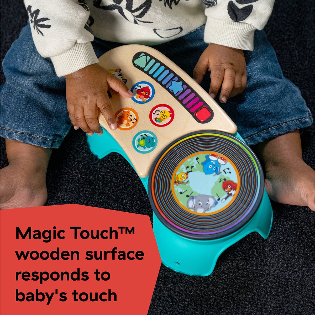 Kids2 Baby Einstein X Hape DJ Discovery Magic Touch Turntable - 16846-000-000-06