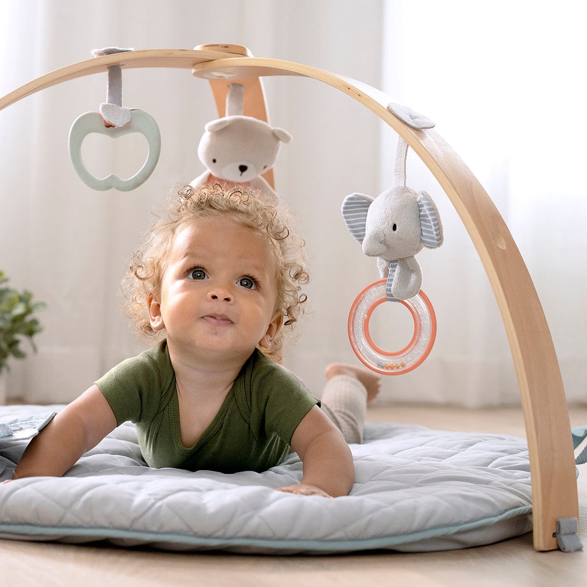 Kids2 Ingenuity Cozy Spot Reversible Duvet Activity Gym - Loamy - 12126-000-000-02