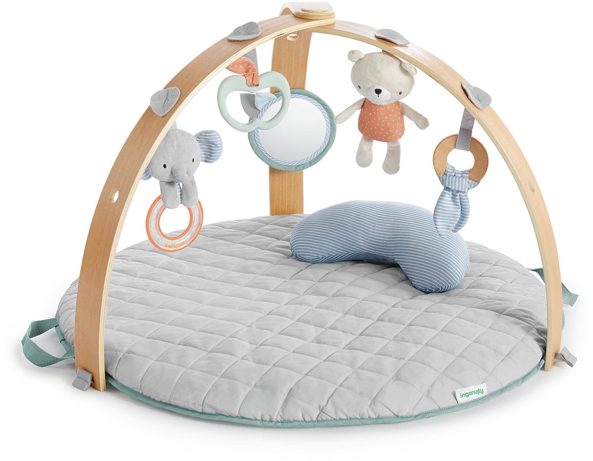 Kids2 Ingenuity Cozy Spot Reversible Duvet Activity Gym - Loamy - 12126-000-000-02