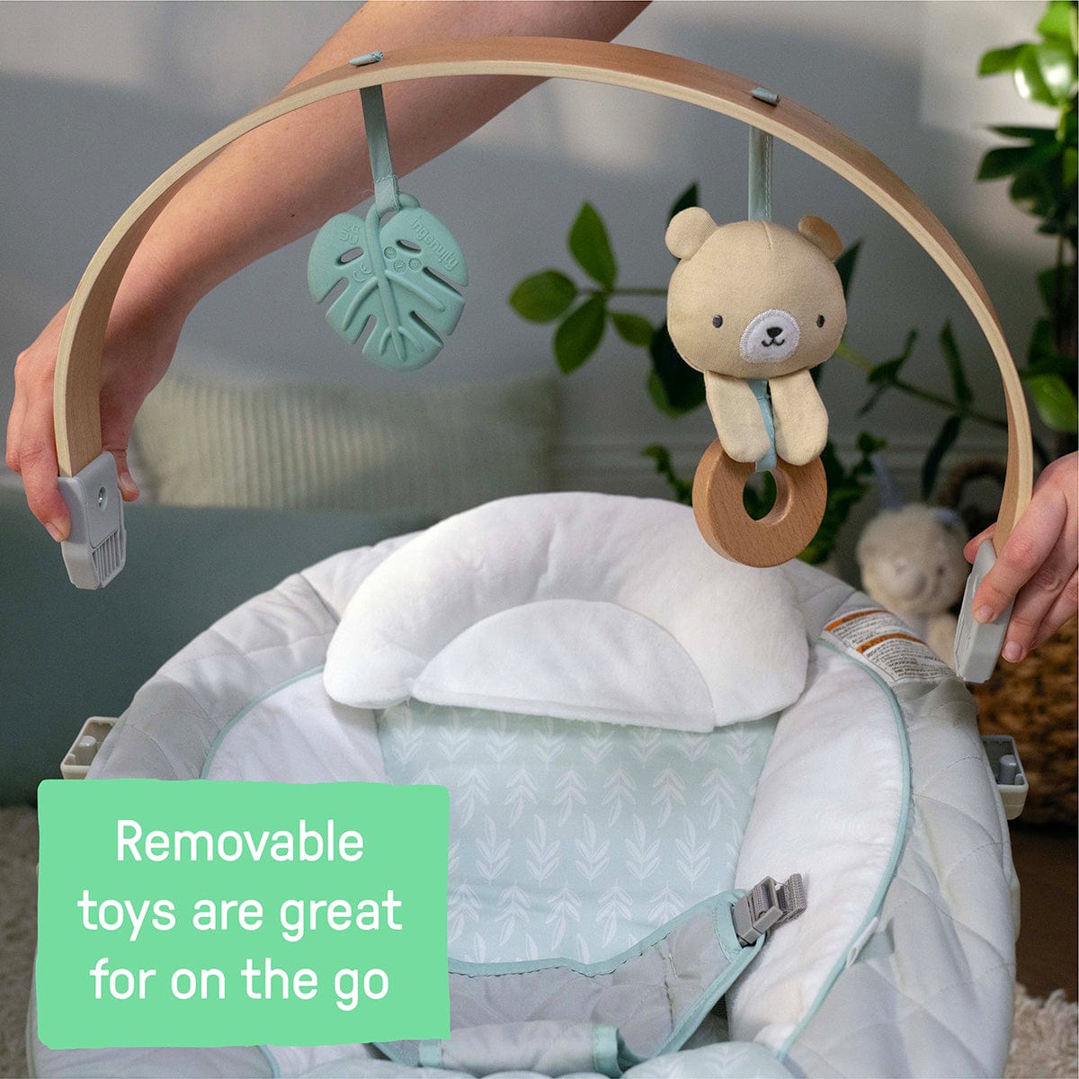 Kids2 Ingenuity Cozy Spot Soothing Bouncer - 13104-000-000-02