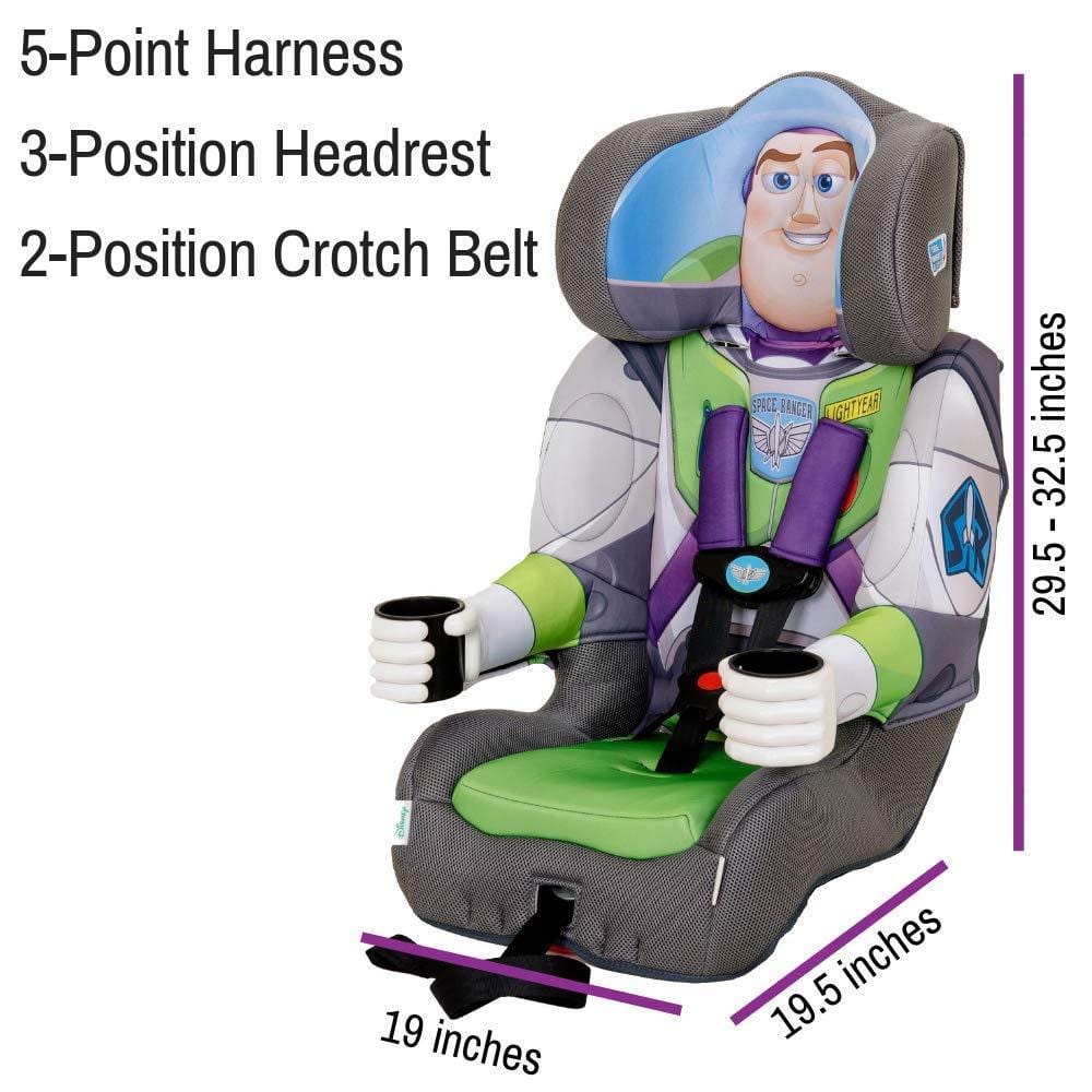 KidsEmbrace 2-in-1 Harness Booster Car Seat - Buzz Lightyear - 3001BUZ