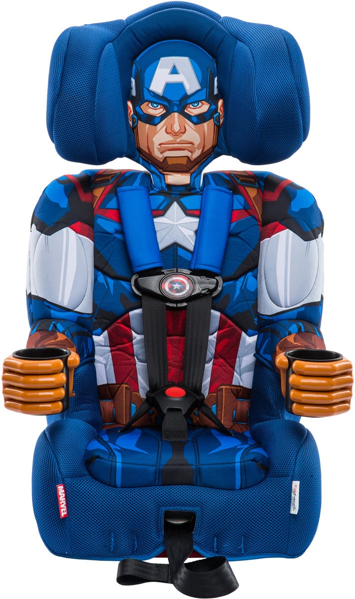 KidsEmbrace 2-in-1 Harness Booster Car Seat - Captain America - 3001CAP
