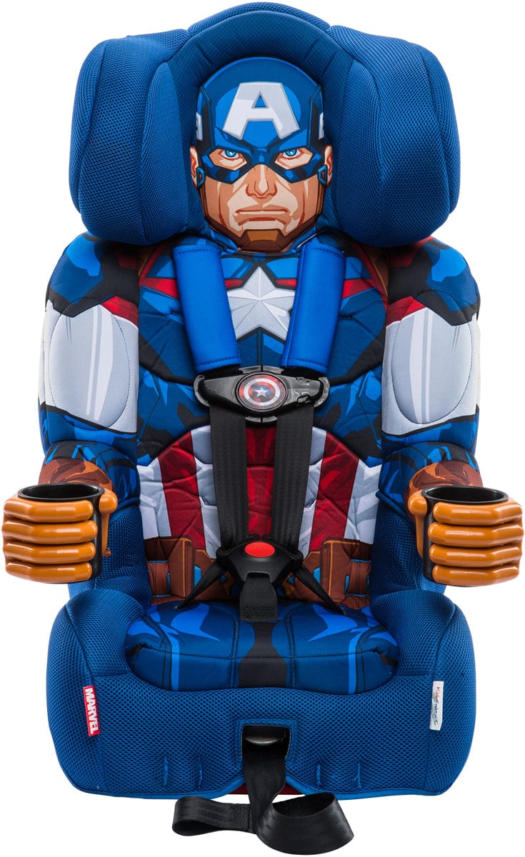 KidsEmbrace 2-in-1 Harness Booster Car Seat - Captain America - 3001CAP
