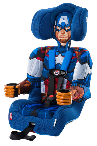 KidsEmbrace 2-in-1 Harness Booster Car Seat - Captain America - 3001CAP