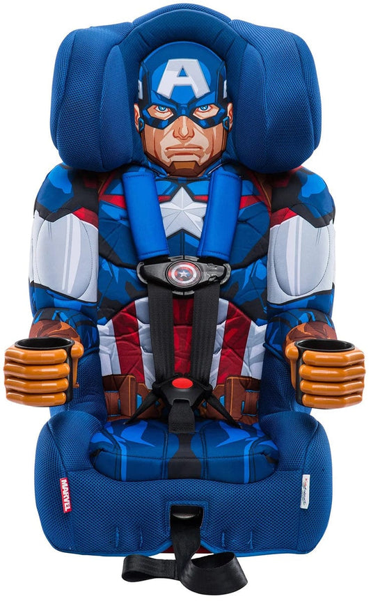 KidsEmbrace 2-in-1 Harness Booster Car Seat - Captain America - 3001CAP