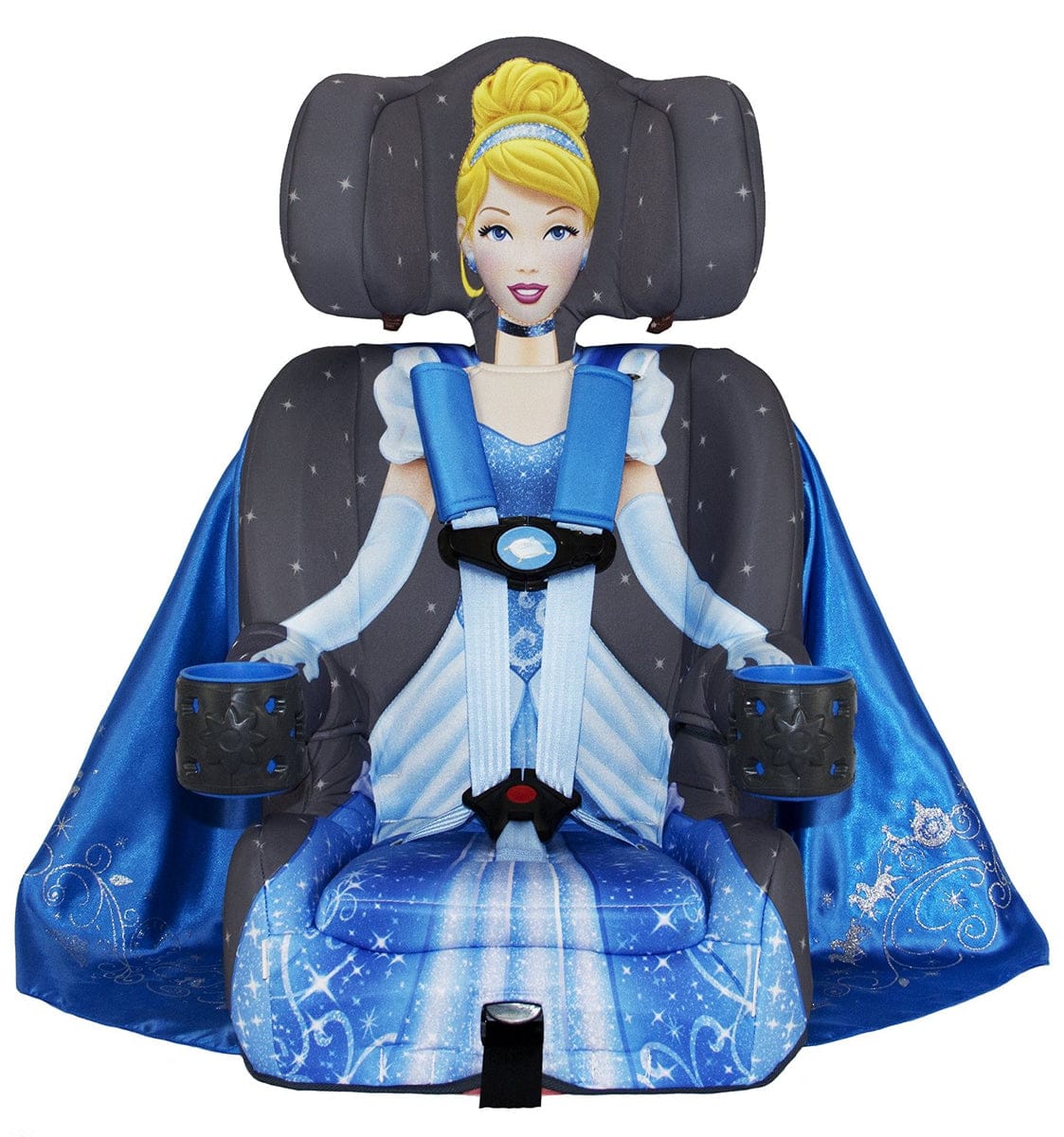 KidsEmbrace 2-in-1 Harness Booster Car Seat - Cinderella Platinum - 3001CIN