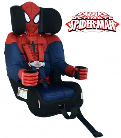 KidsEmbrace Harness Booster Car Seat - Ultimate Spider-Man, Black - 40000SPD