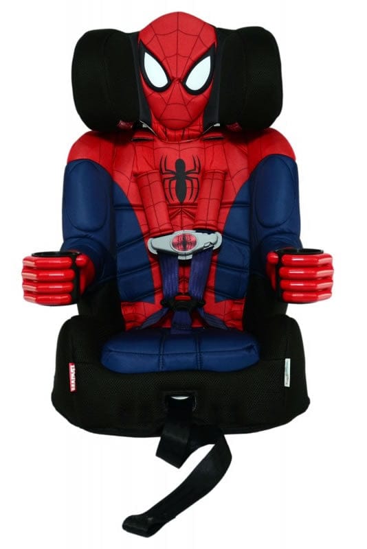 KidsEmbrace Harness Booster Car Seat - Ultimate Spider-Man, Black - 40000SPD